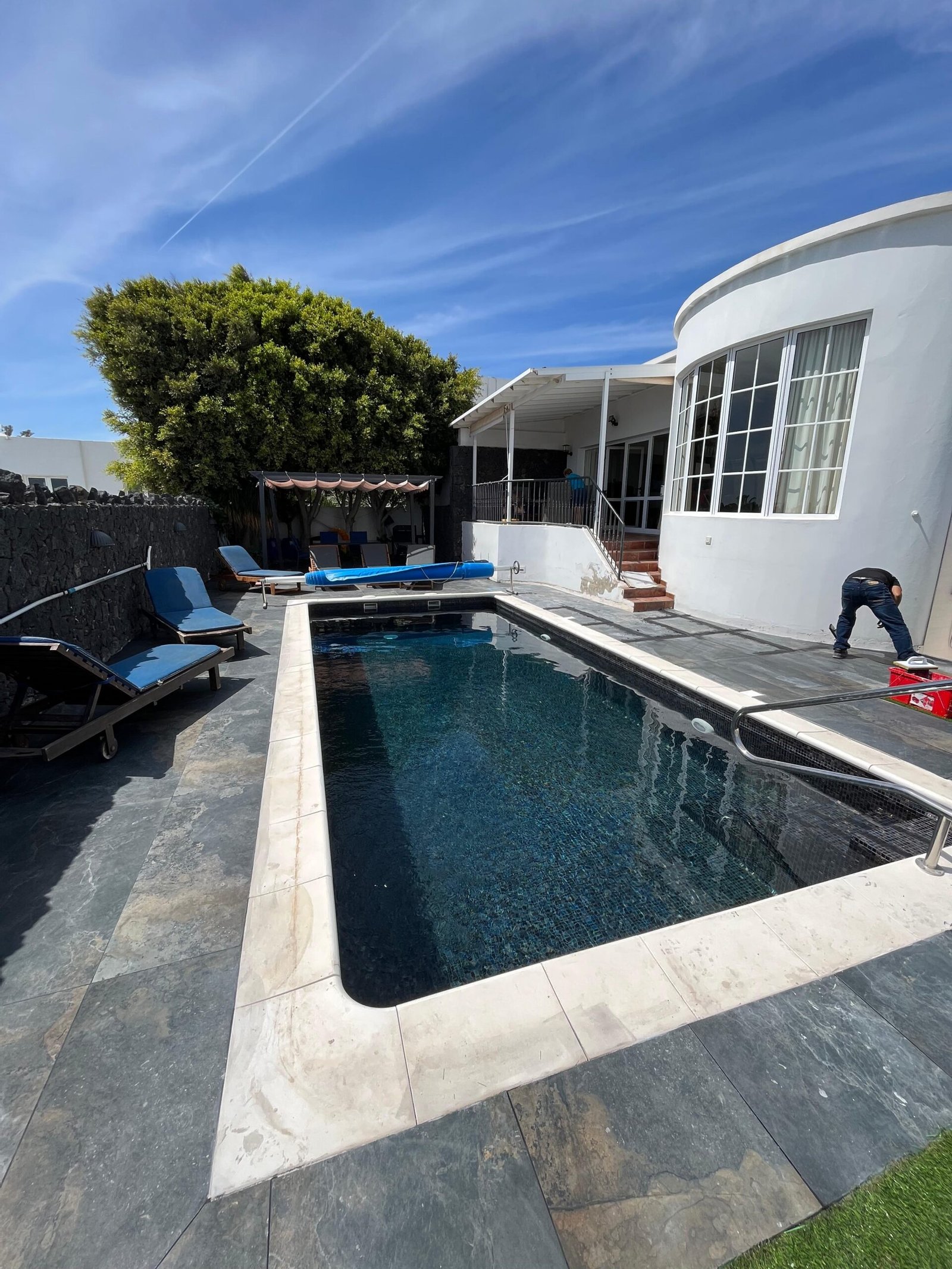 Después - Reforma de piscina privada en Lanzarote