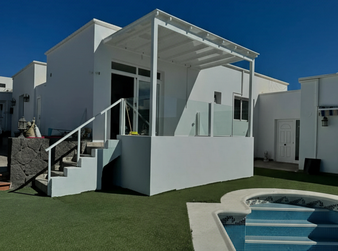Después - Ampliación y reforma exterior en Lanzarote